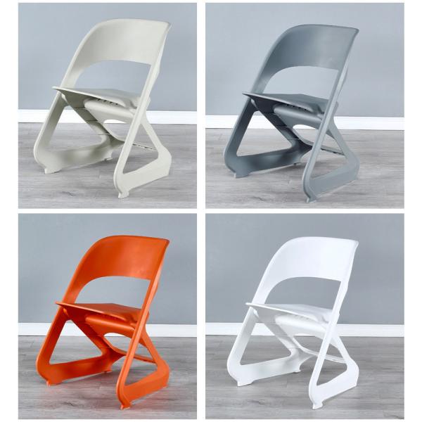 Simple Modern Stackable Plastic Cafe Chairs for Nordic Morden Outdoor Leisure Balcony