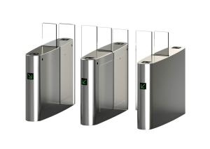 China Full Height Access Control Turnstiles Automatic Smart DC Brushless Motor 30 Watt on sale