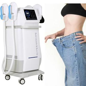 Wholesale 4 Handles EMS Sculpt Machine Muscle Stimulator Belly Fat Burning Butt Lifting Spa Equipment from china suppliers