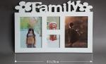Baby Handprint Photo Frame Wooden Material For Family / Home Decoration