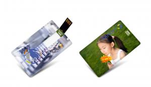 China CMYK Logo UV Colorful Print Credit Card USB Sticks 2.0 3.0 15MB/S on sale