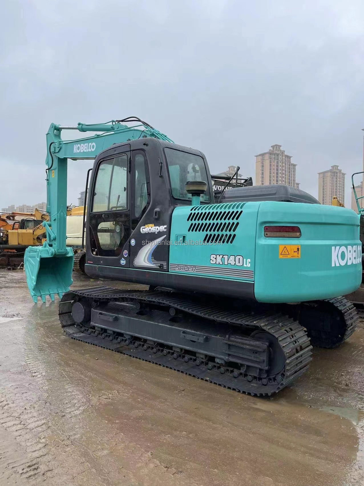 Hydraulic Cylinder Second Hand Shensteel SK140 Excavator With Durable Steel