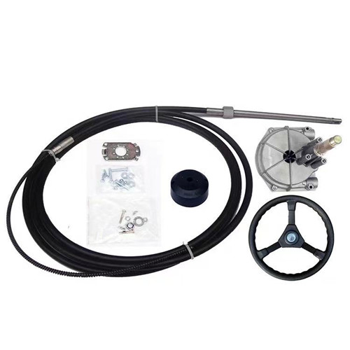 200 Hp Outboard Mechanical Rudder Speedboat Steering System 19 Ft