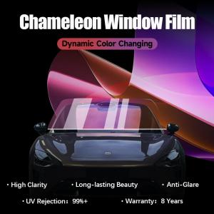 Wholesale 2mil Chameleon Window Paint Protection Film Dynamic Color Changing from china suppliers
