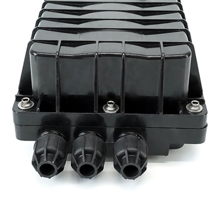3 In 3 Out Inline IP68 Outdoor Fiber Splice Box Direct Burial