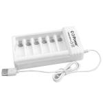 6 slots AAA AA Cell Rechargeable Battery Charger 1.2v Nimh battery charger