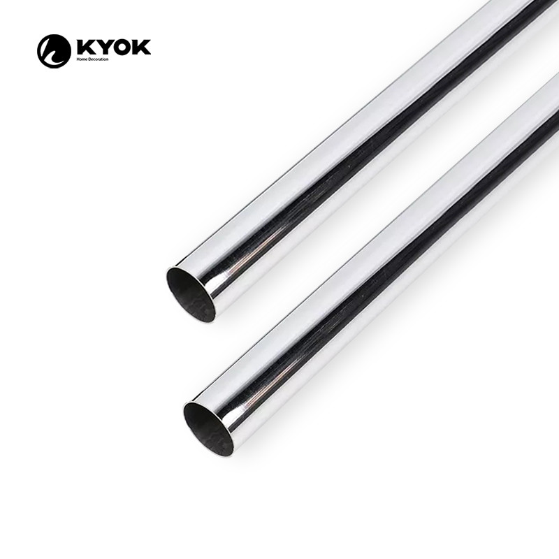 Multicolor Shower Curtain Rod 28mm Diameter Plating Treatment