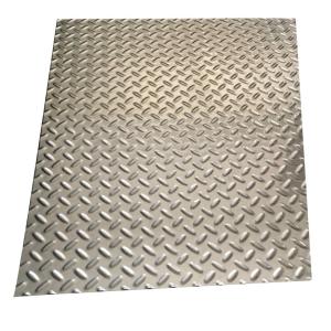 Wholesale ASTM 304 Stainless Steel Skid Plate Pattern Embossed Checkered Sheet 5mm from china suppliers