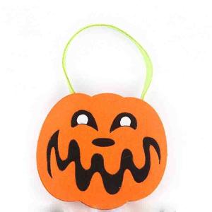 Wholesale Eco Friendly 25*42cm Halloween Felt Candy Bag With Handle from china suppliers