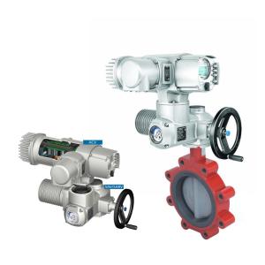Wholesale Chinese Electric Butterfly Valve With Auma Muti-turn SA SAR Electric Actuator As Stock Supplier from china suppliers