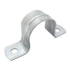 Wholesale 120mm White Zinc Plated Metal Conduit Clamps Hot Dip Galvanized Steel Pipe ISO9002 from china suppliers