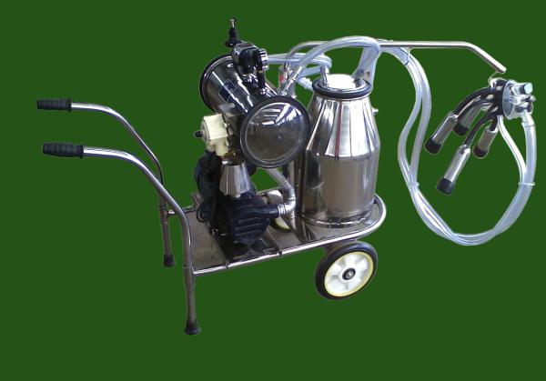 XD32WY-1 single bucket and oilless Vacuum pump Electric motor mobile milking