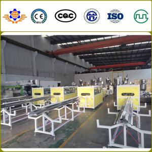 China 250-630MM Double Screw PVC Pipe Extrusion Line Plastic Water Pipe PVC Tube Making Machine Conical twin Screw on sale