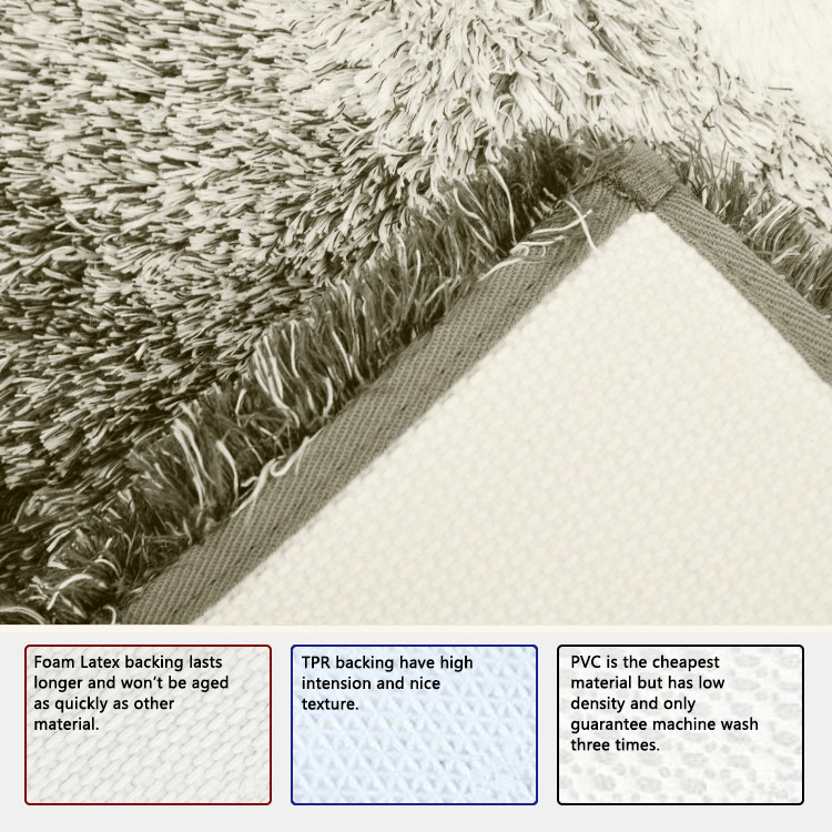 Sustainable Contour Bath Mat Keep Dry Shaggy Bath Mat
