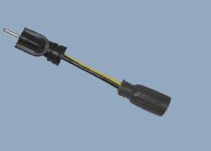 Wholesale UL CUL CSA 15A 125V NEMA 5-15P TO L5-15R Twist Locking Industrial American UL Power Cord from china suppliers