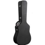 Wooden Dreadnought Acoustic Guitar Hard Case Plywood With Padded Carrying Handle