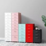 6 multi drawers cabinet steel metal Office furniture home use modern