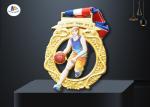 Basketball 65×4MM Cut Out Medals