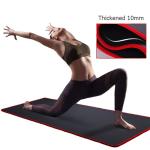 10mm Thickened Yoga Exercise Mat / Non Slip Gym Fitness Mat With Yoga Bag &