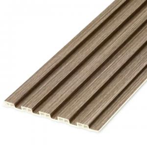 China Interior PVC Wall Ceiling Panel WPC Plastic Composite Cladding Wood Strip on sale