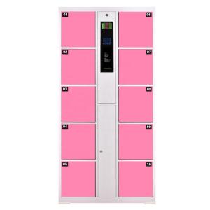Wholesale School / Gym Electronic Storage Cabinet Ten Door Keyless Cell Phone Locker from china suppliers