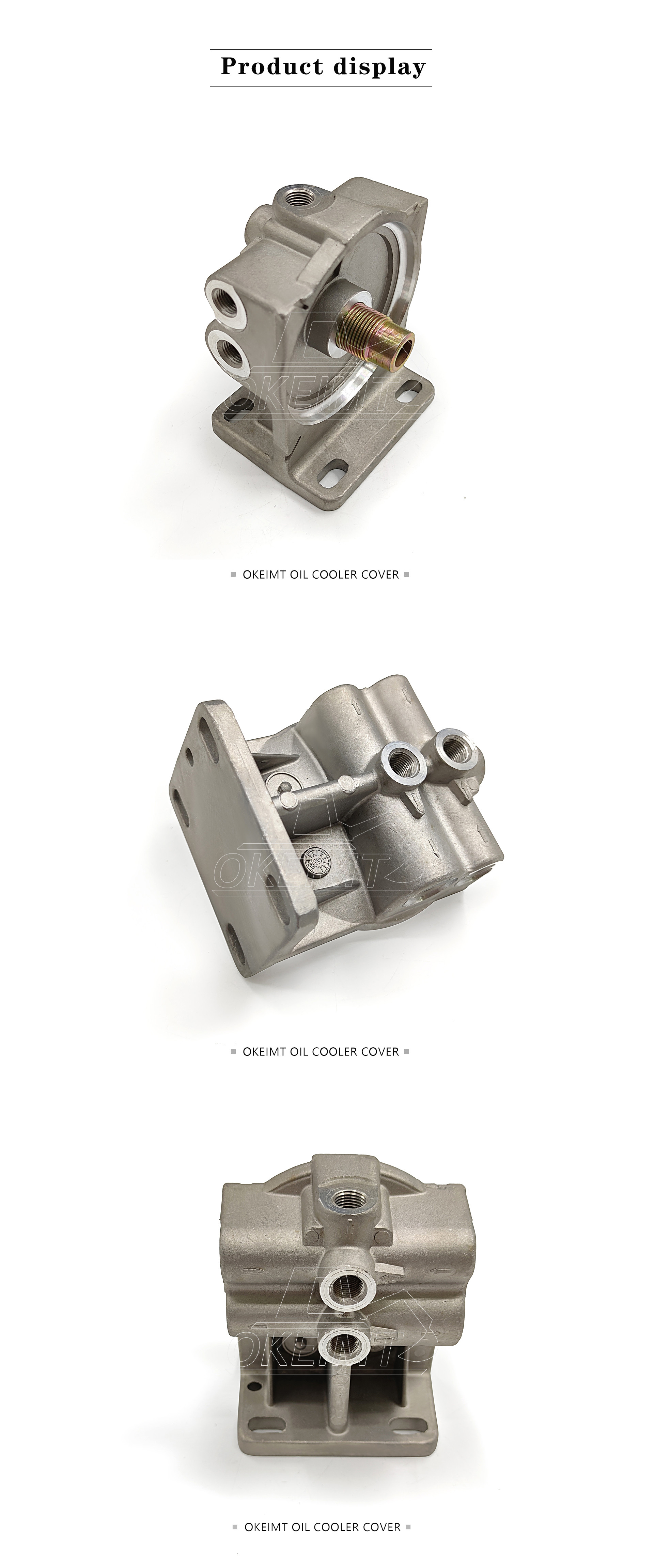 Irregular Remote Oil Filter Head 177-9778 For CATE C9 E330D Engine