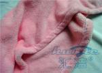 Pink Hair Drying Tuban Microfiber Bath Towels, 80% Polyester Easy Cleaning