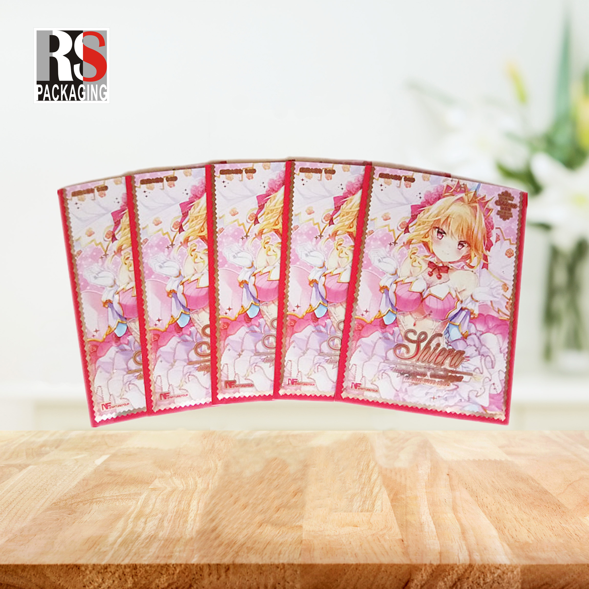 Standard Size Trading Card Sleeves PP Playing Card Protector Sleeves Personalized