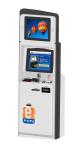 Airport Hotel Medical Self Check In Kiosk With 19 Inch Advertising Display