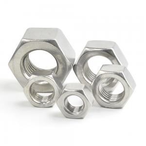 Wholesale SS304/316/410 DIN934 Stainless Steel / Carbon Steel M3 - M100 Hexagon Nut Fasteners Supplier from china suppliers