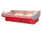Supermarket Horizontal Meat Display Cases Meat Freezer Cooler