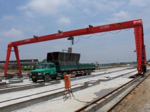Wholesale Electric Box Single Girder Gantry Crane for Construction Sites with CD/MD hoist from china suppliers