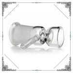 Clear Bong Spare Parts Bowls 14mm 18mm Female With Rod For Water Pipes