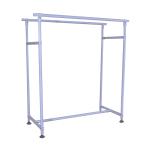 Metal Double Boutique Clothing Display Racks Floor Standing For Shops