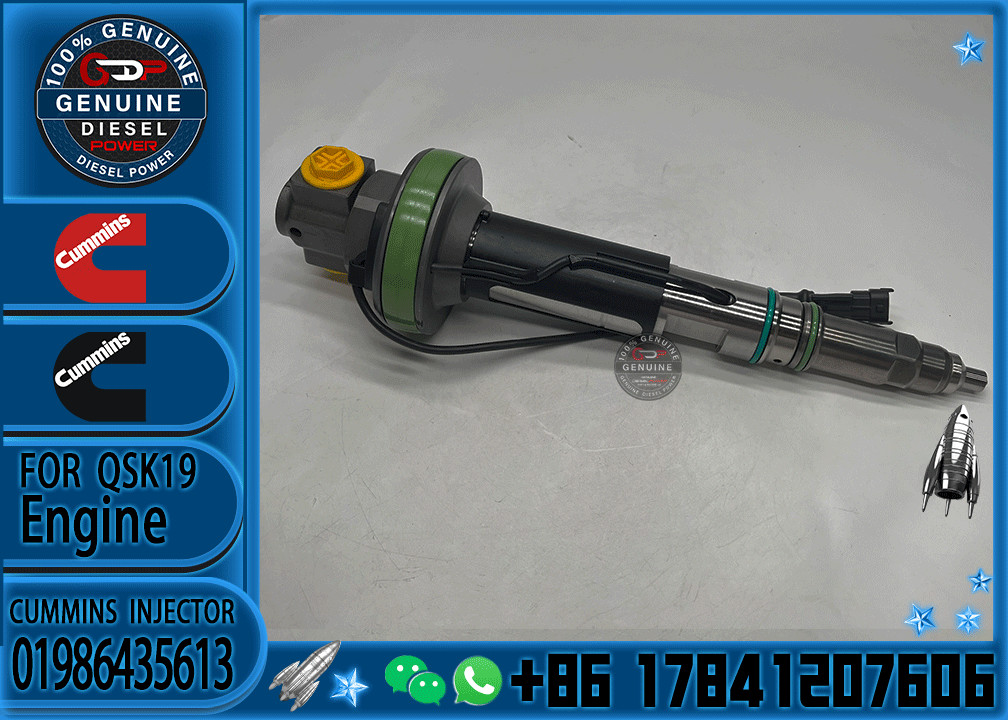 Genuine Fuel Injector Assembly F00BJ00002 01986435613 0986435902 0986435905 0986435616 F00BJO0008For Qsk19 Engine