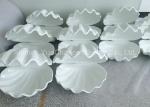 Pearl White Color Window Display Decorations Fiberglass Sea Shell Bag Display