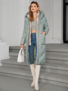 Wholesale Detachable Lining Fashionable Thickened Down Jacket, down jacket, long women coat，for cold winter, hooked, warmest coat, unique fashion from china suppliers