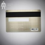 Luxury Personal Trainer Aluminum Business Cards Extrusion Metal Logo Included