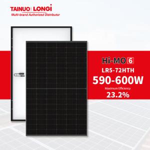 Wholesale Bifacial Longi LR5-72HTH 590-600M hi mo x6 590W 600 watt 595w 35MM 144 CELL solar panel from china suppliers