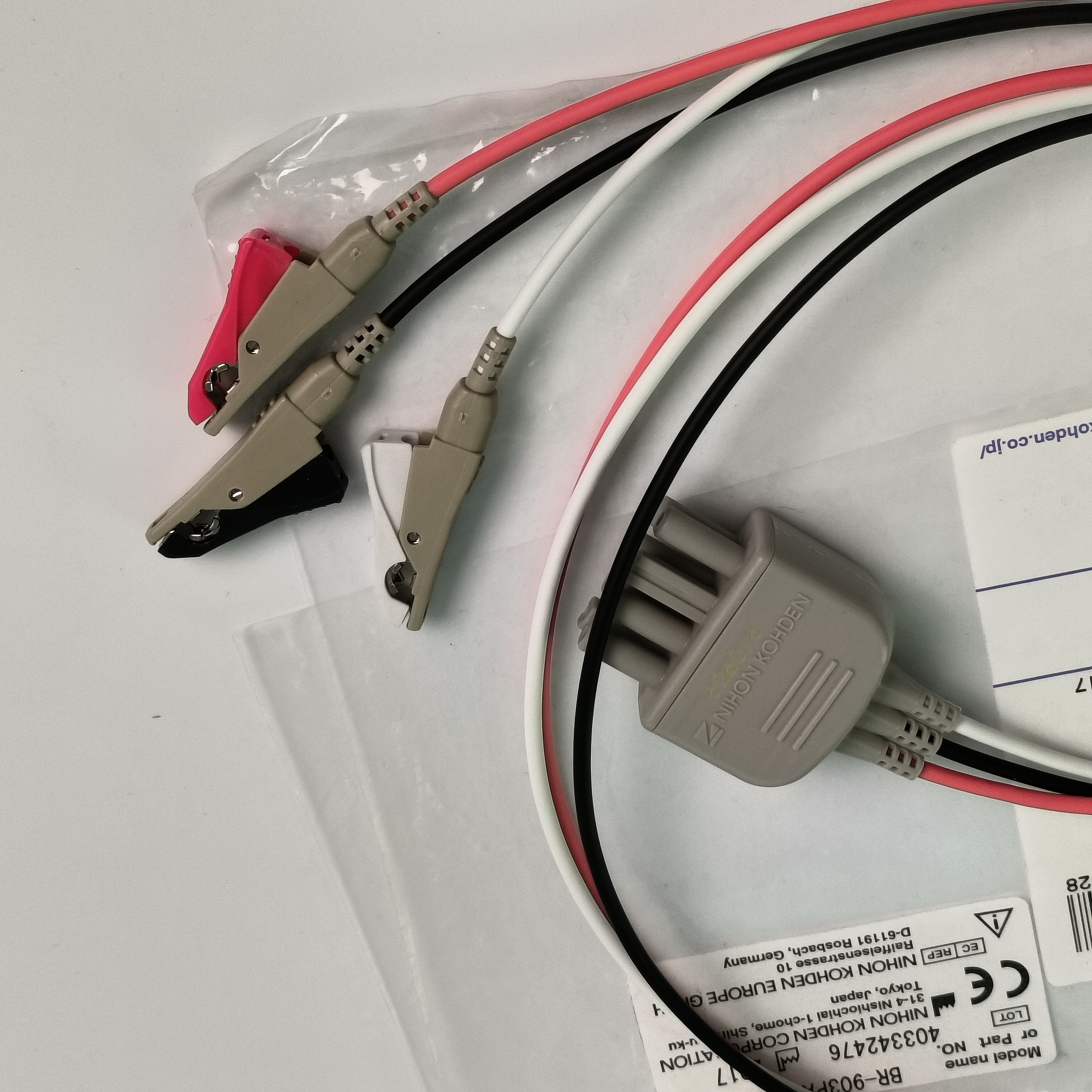 BR-903PA Japan Photoelectric Monitor Lead Line Three Guide N Standard Clip Telemetry K911