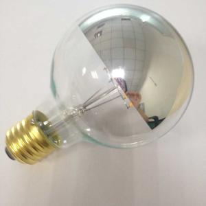 Wholesale G25 type filament led bulbs light dimmable in silvery mirror reflector glass from china suppliers