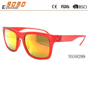 Wholesale classic Sports Sunglasses, Made of PC, Lens with Flash Mirror, UV 400 protection lens from china suppliers