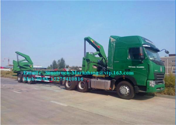 A7 10 Wheeler Port Handling Equipments Box Loader Trailer 45-100 Tons Load
