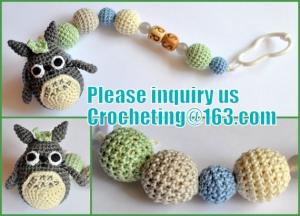 Wholesale amigurumi helicopter Nursing necklace Breastfeeding necklace with crochet toy from china suppliers