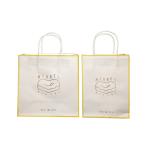 100gsm Press Varnishing Bakery Packaging Bag With Twisted Handles