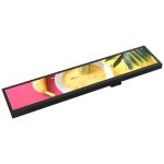 MP3 WMA AAC Audio Format Stretched Bar Display 19 Inch Strip Shape