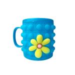 Customizable Baby Feeding Kids Drink Cup Silicone Push Bubble Fidget Popper Pop