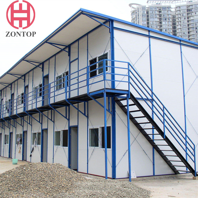 Zonop China modern luxury storage detachable 2 room prefabricated 20 ft modular home container prefab house