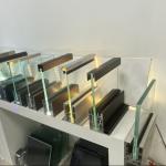 Morden Glass Railing 8+8mm Laminated Tempered Glass Aluminum U Channel Glass
