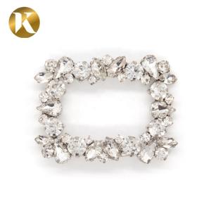 Wholesale Crystal Ladies Shoes Decoration Accessories 55mm*40mm Fashion Styl from china suppliers
